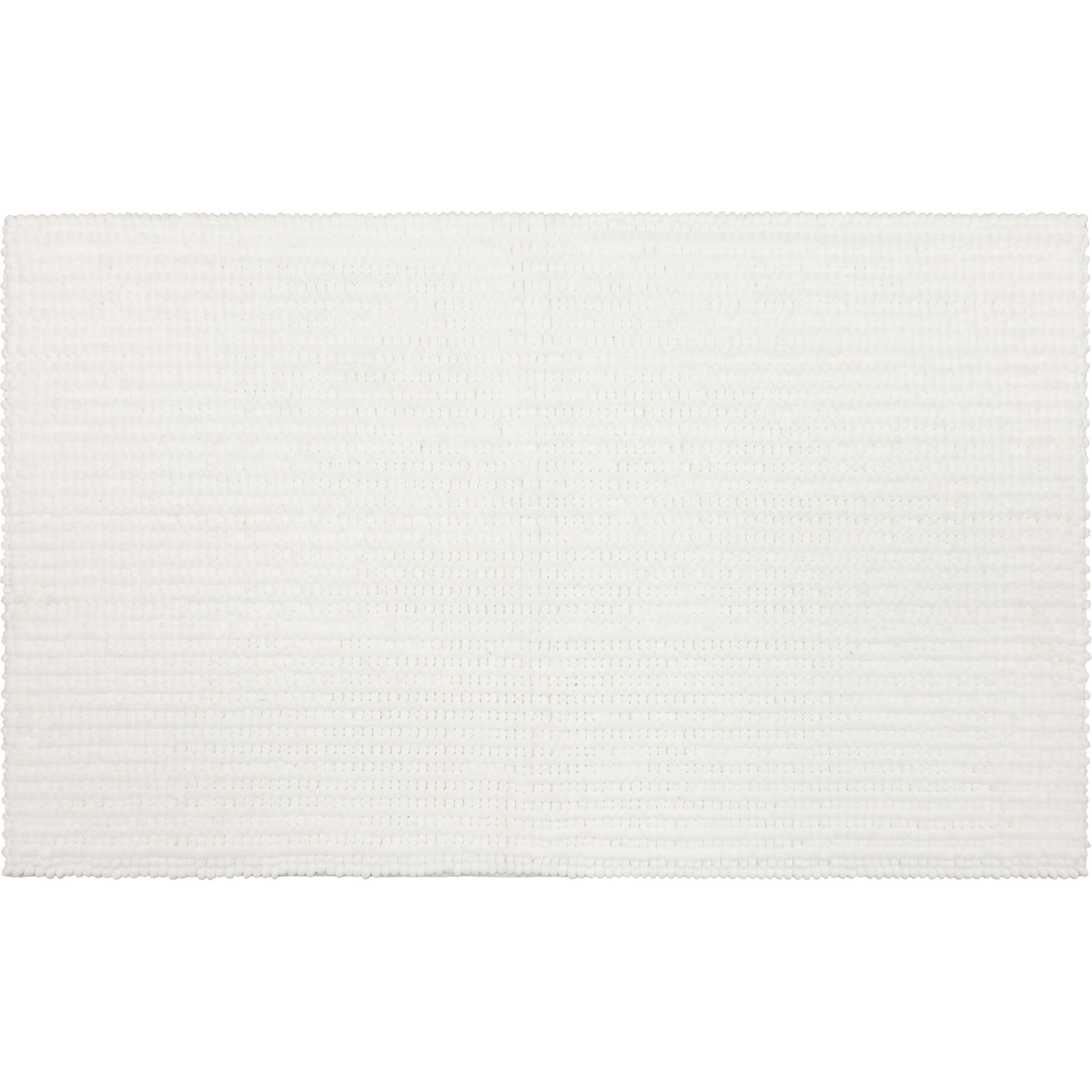 Homespun Noodle Bath Rug, WHITE, hi-res image number 0