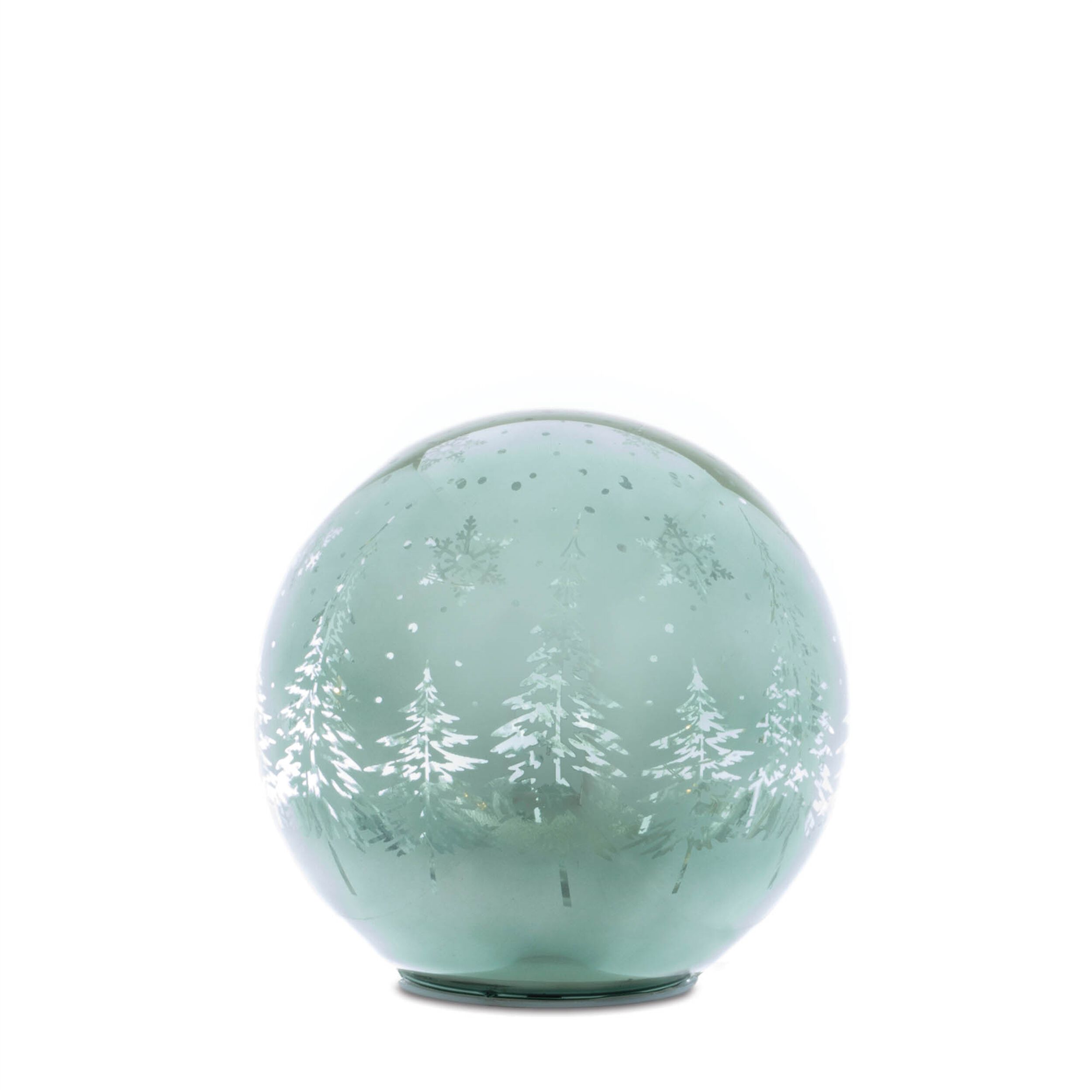 LED Pine Tree Globe (Set of 3), GREEN, alternate image number 4