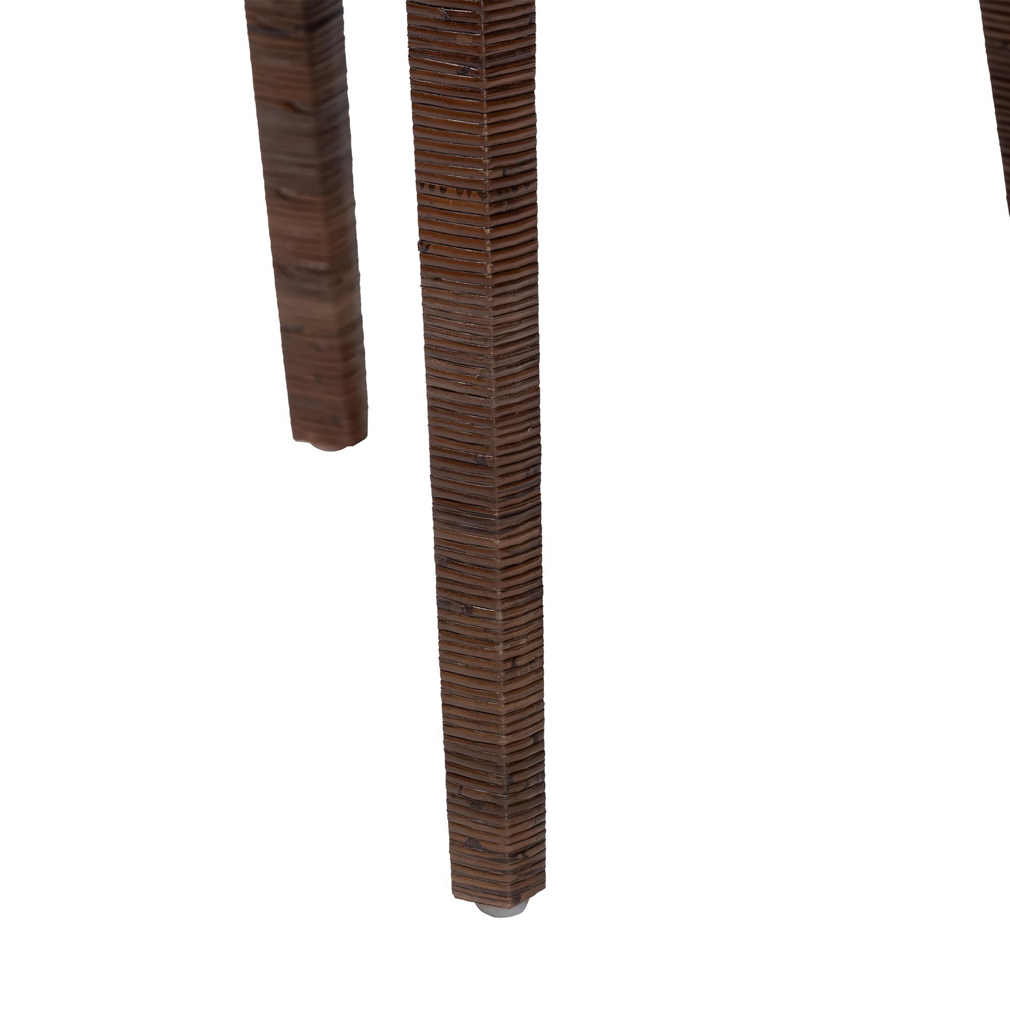 Sofia Rattan Dining Chair with Cushion, COFFEE, alternate image number 6