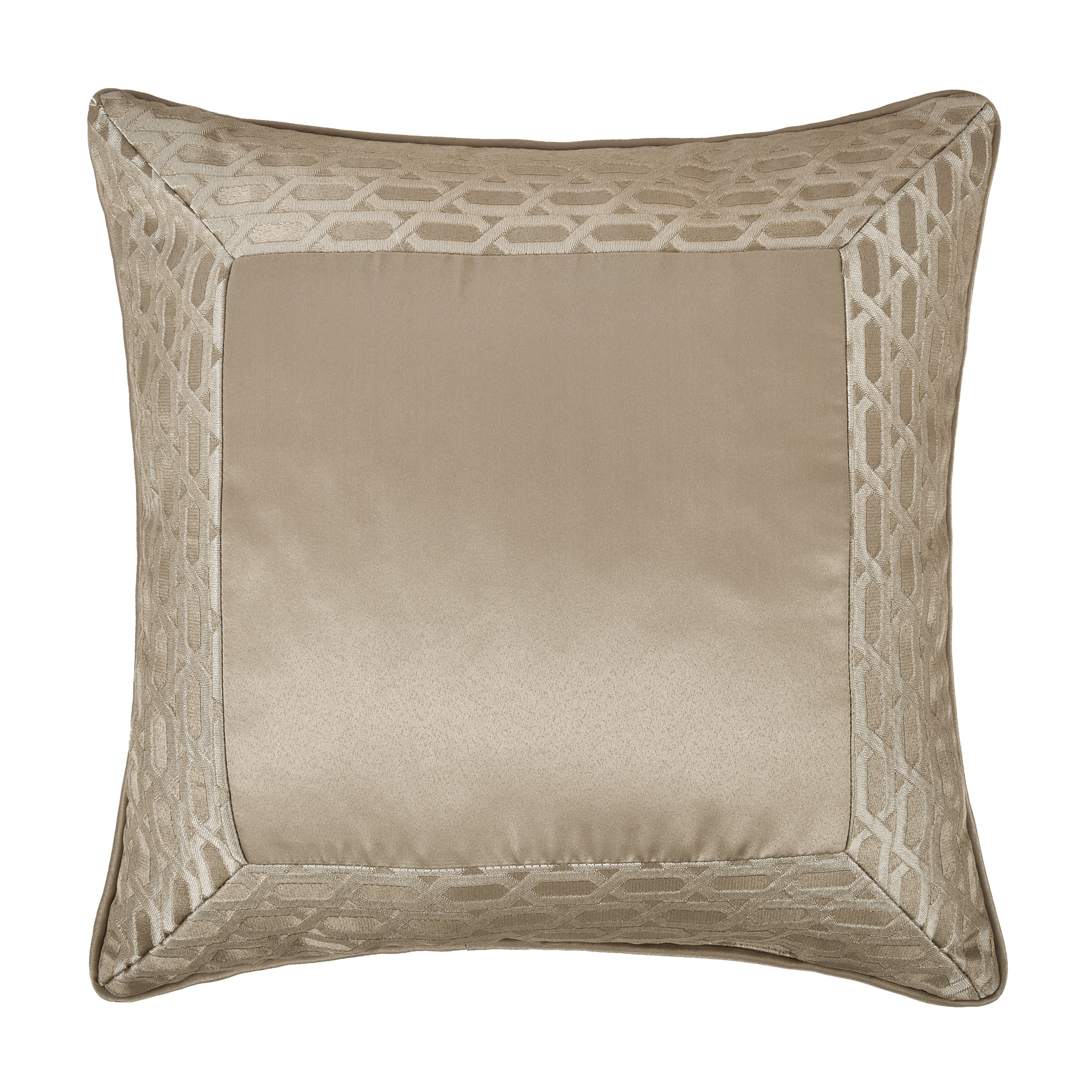 OLYMPUS 18 inches SQUARE DECORATIVE THROW PILLOW, SAND, hi-res image number 0