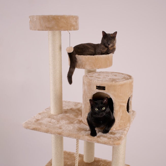 Armarkat Royal Perch Cat Mansion Tree A8402, BEIGE, hi-res image number null