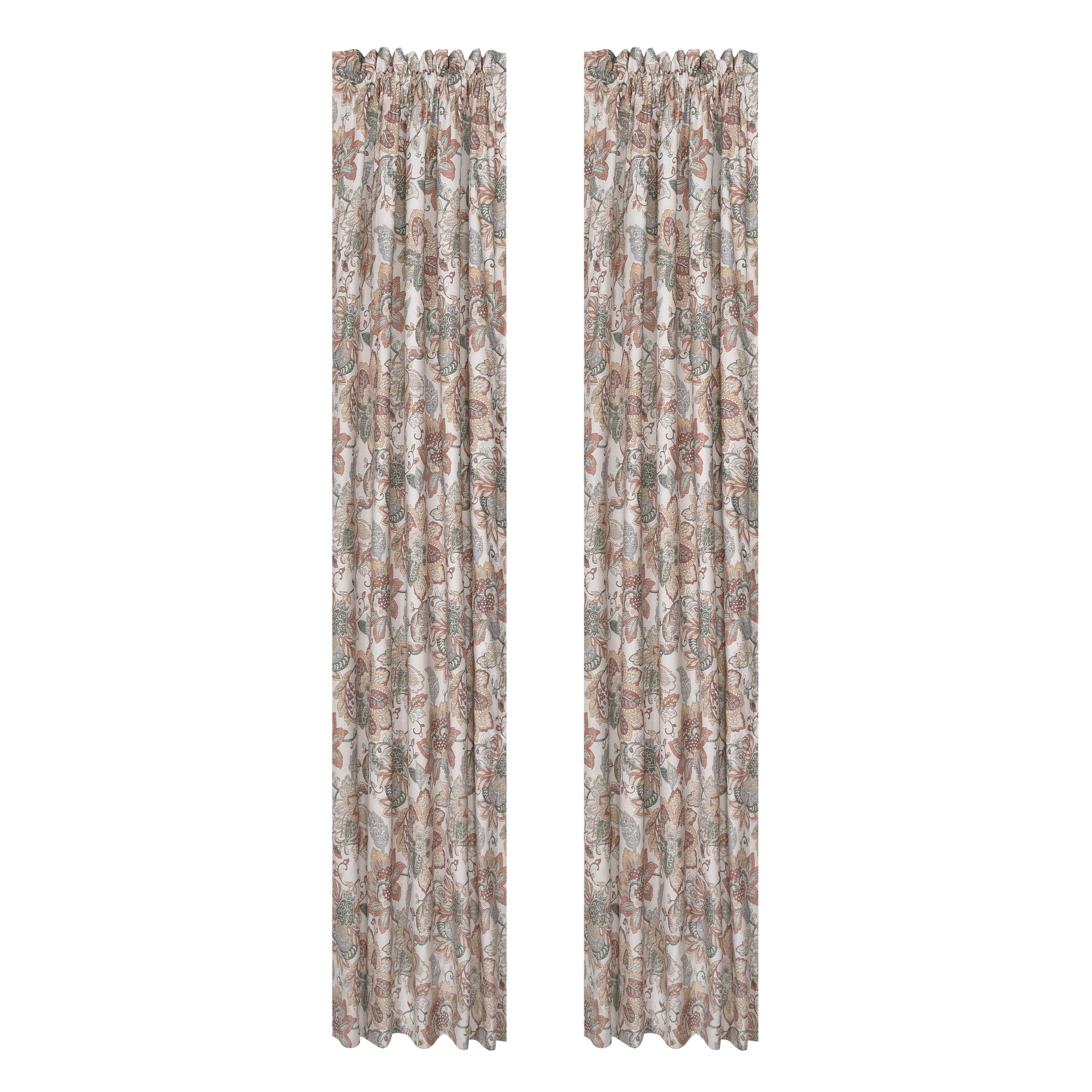 Janessa 84 Inch Window Panel Pair, SPICE, alternate image number null