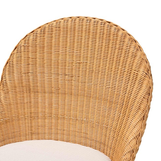 Camelia Bohemian Light Honey Rattan Dining Chair, LIGHT, alternate image number null