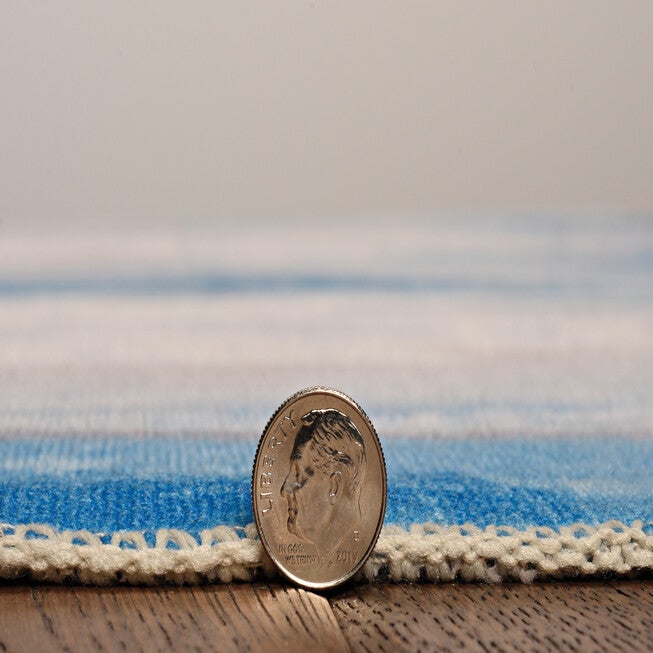 Washable Tiana Ivory/Blue Rug, , alternate image number null