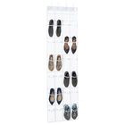 Clearly Organized - Over the Door Shoe Organizer with 24 Pockets, CLEAR, hi-res image number 0
