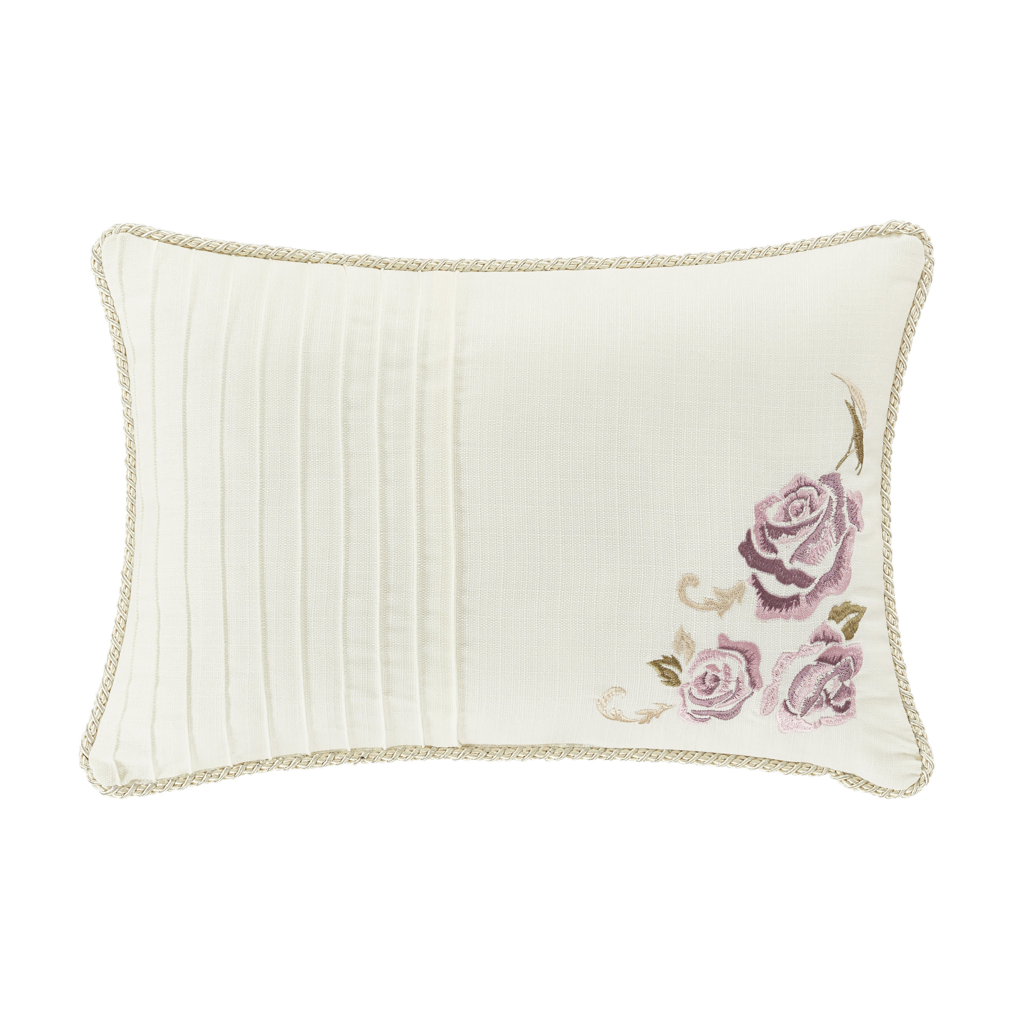 Chambord Boudoir Decorative Throw Pillow, IVORY, hi-res image number null