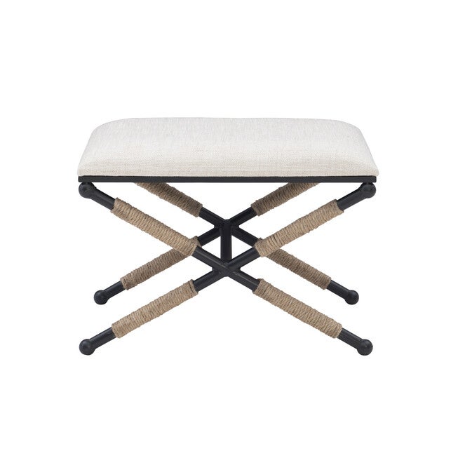 Ashburn Campaign Accent Stool, , alternate image number null