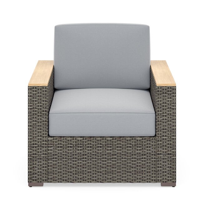 Boca Raton Arm Chair, BROWN, hi-res image number 0