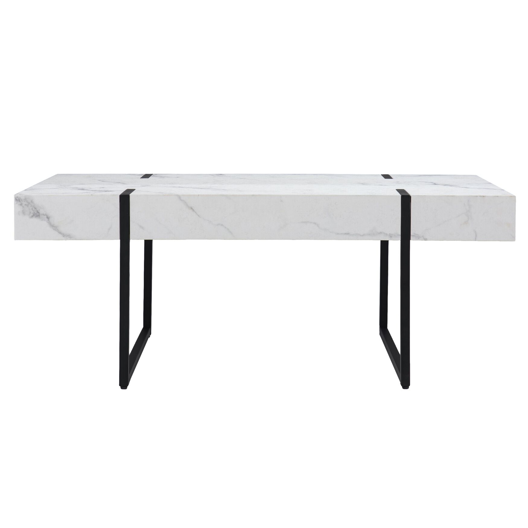 Rangley Modern Faux Marble Cocktail Table, , on-hover image number 1