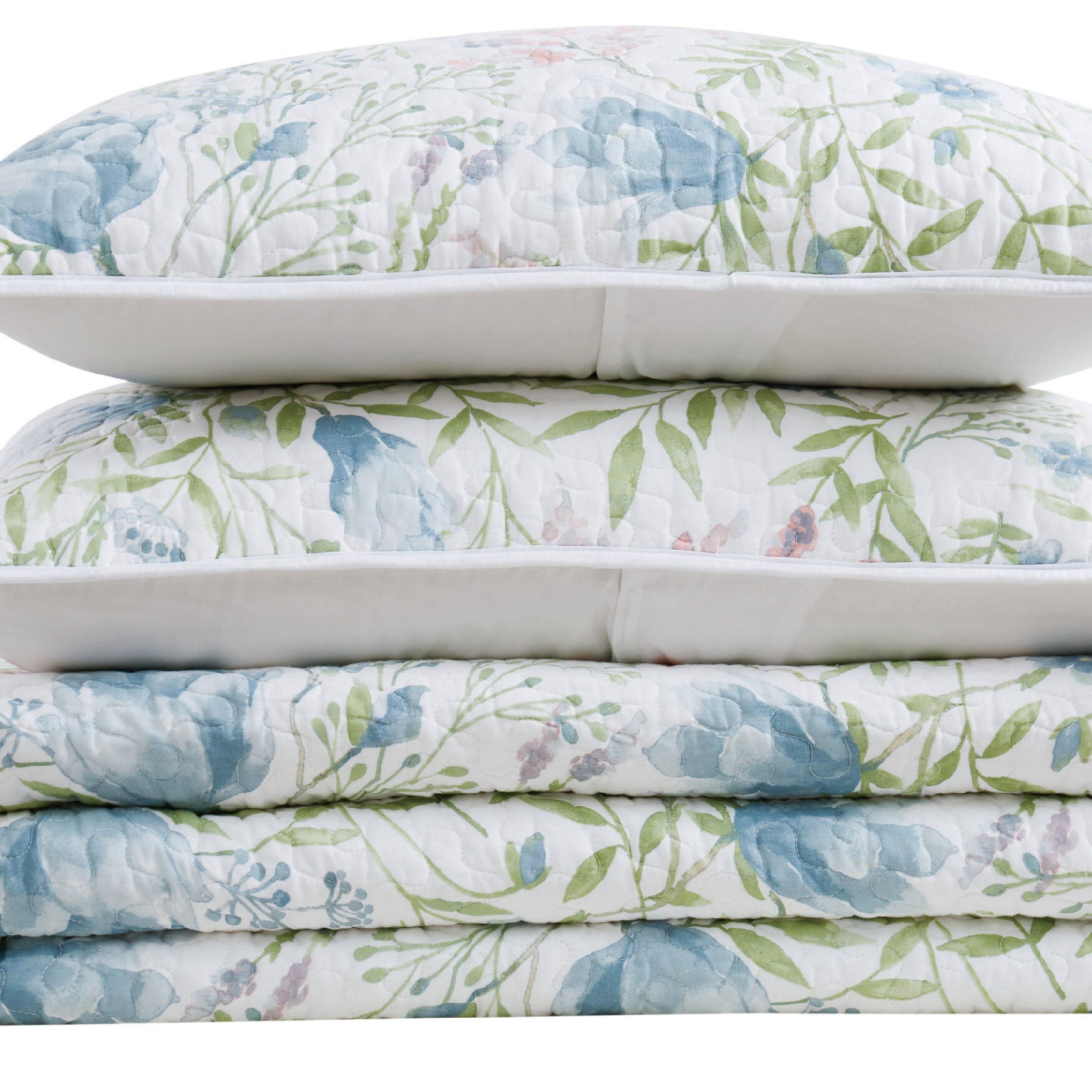 Cottage Classics Field Floral 2 Piece Quilt Set, , alternate image number 1