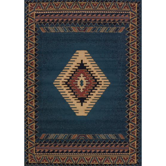 Manhattan Tuscan Area Rug, BLUE, hi-res image number null