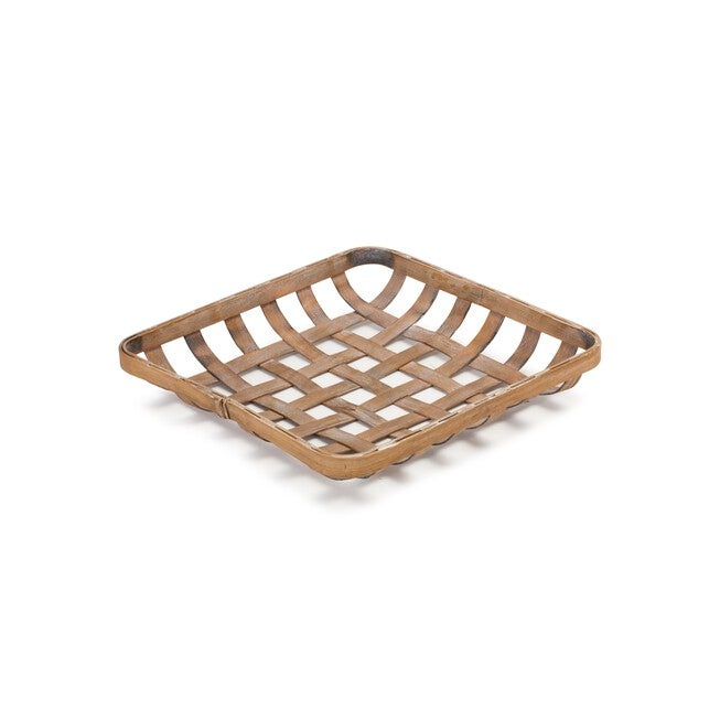 Tray (Set of 2) 13.5 inchesL x 2.25 inchesH, 17 inchesL x 3.25 inchesH Bamboo, BROWN, alternate image number null