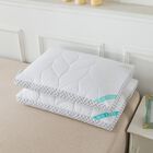 Antimicrobial Quilted Nano Feather Gusseted Pillow Bed Pillow, , alternate image number null