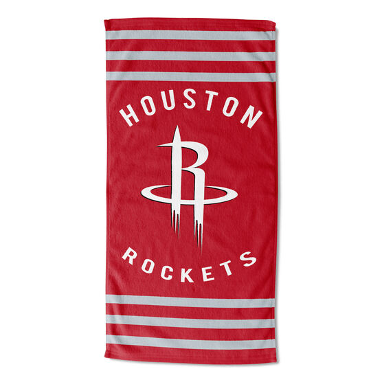Rockets Stripes Beach Towel, MULTI, hi-res image number null