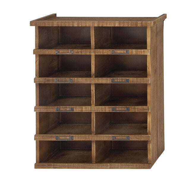 Brown Wood Rustic Wall Shelf Wall Shelf, , alternate image number null