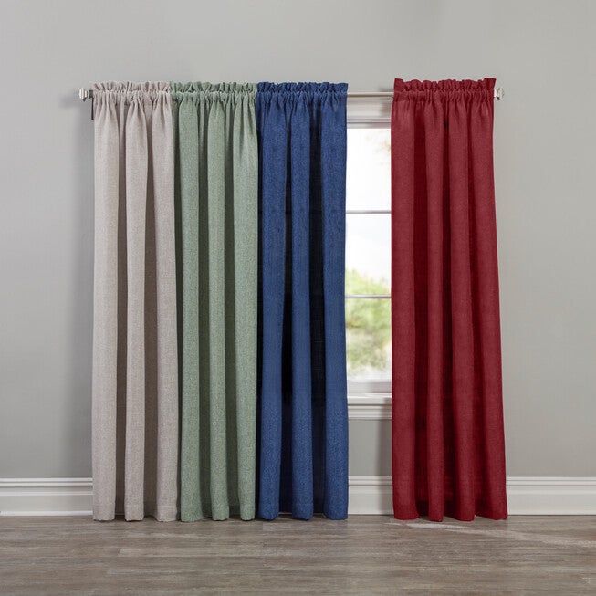 Textured Rod Pocket Window Panel, , on-hover image number null