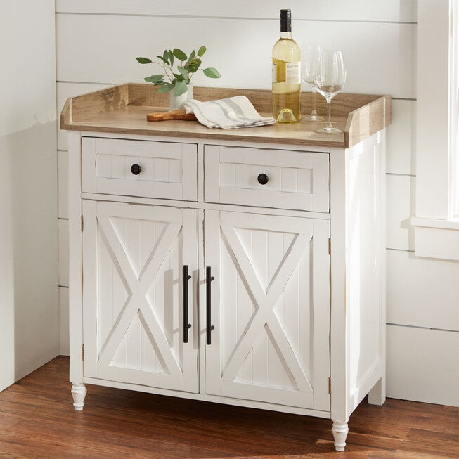 Beaumont 2-Drawer Cabinet, WHITE, hi-res image number 0