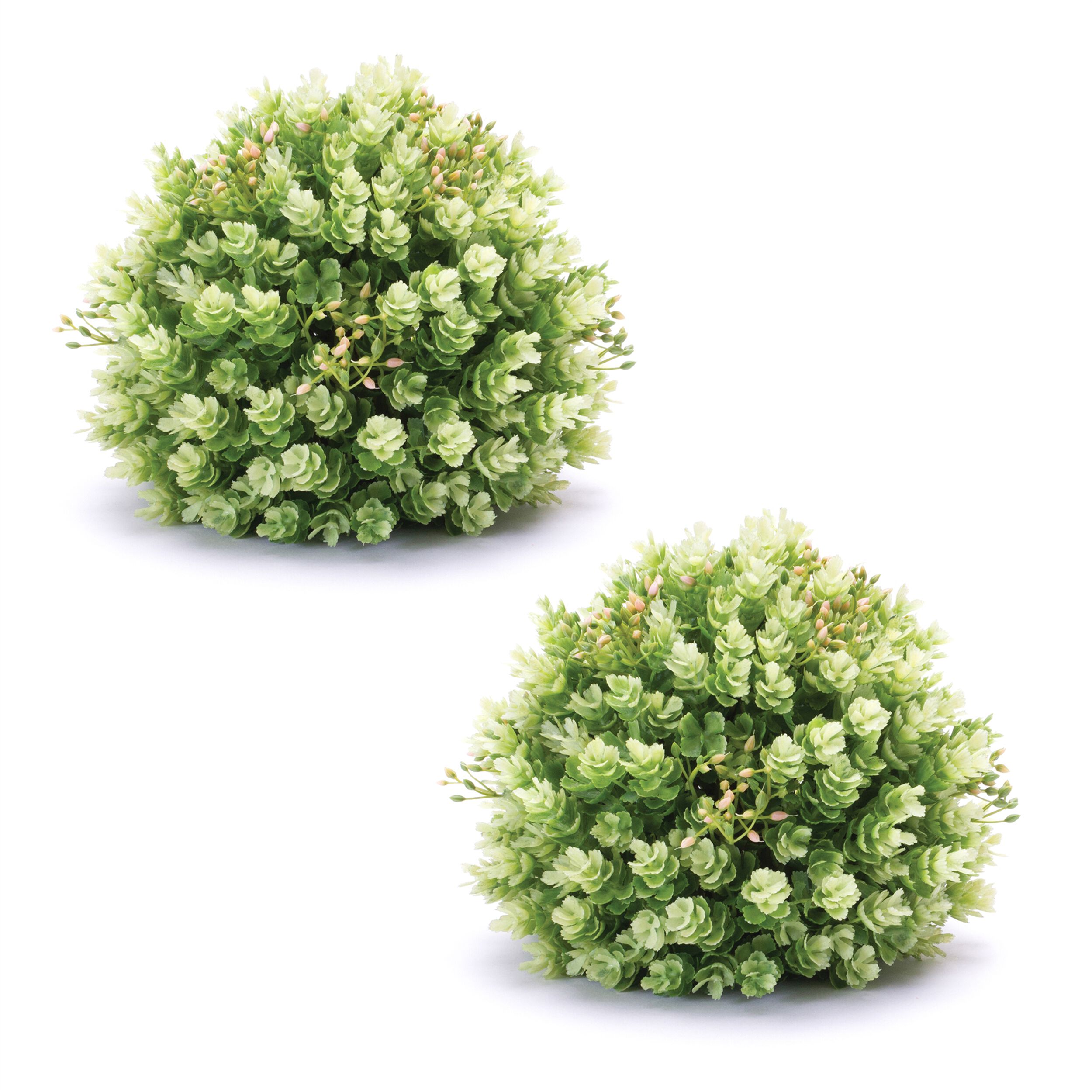 Foliage Half Orb (Set of 2), GREEN, alternate image number 1