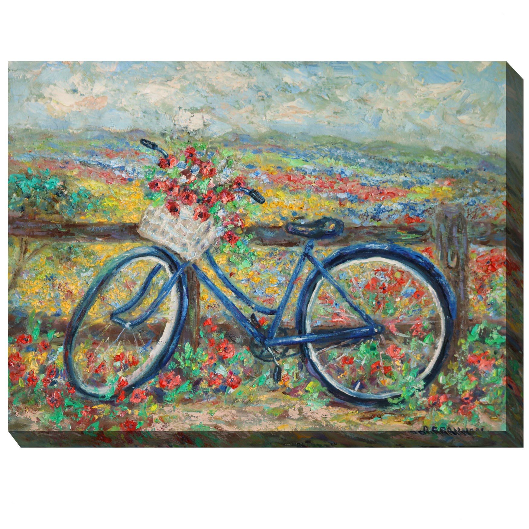 Country Bike Outdoor Art, MULTI, hi-res image number 0