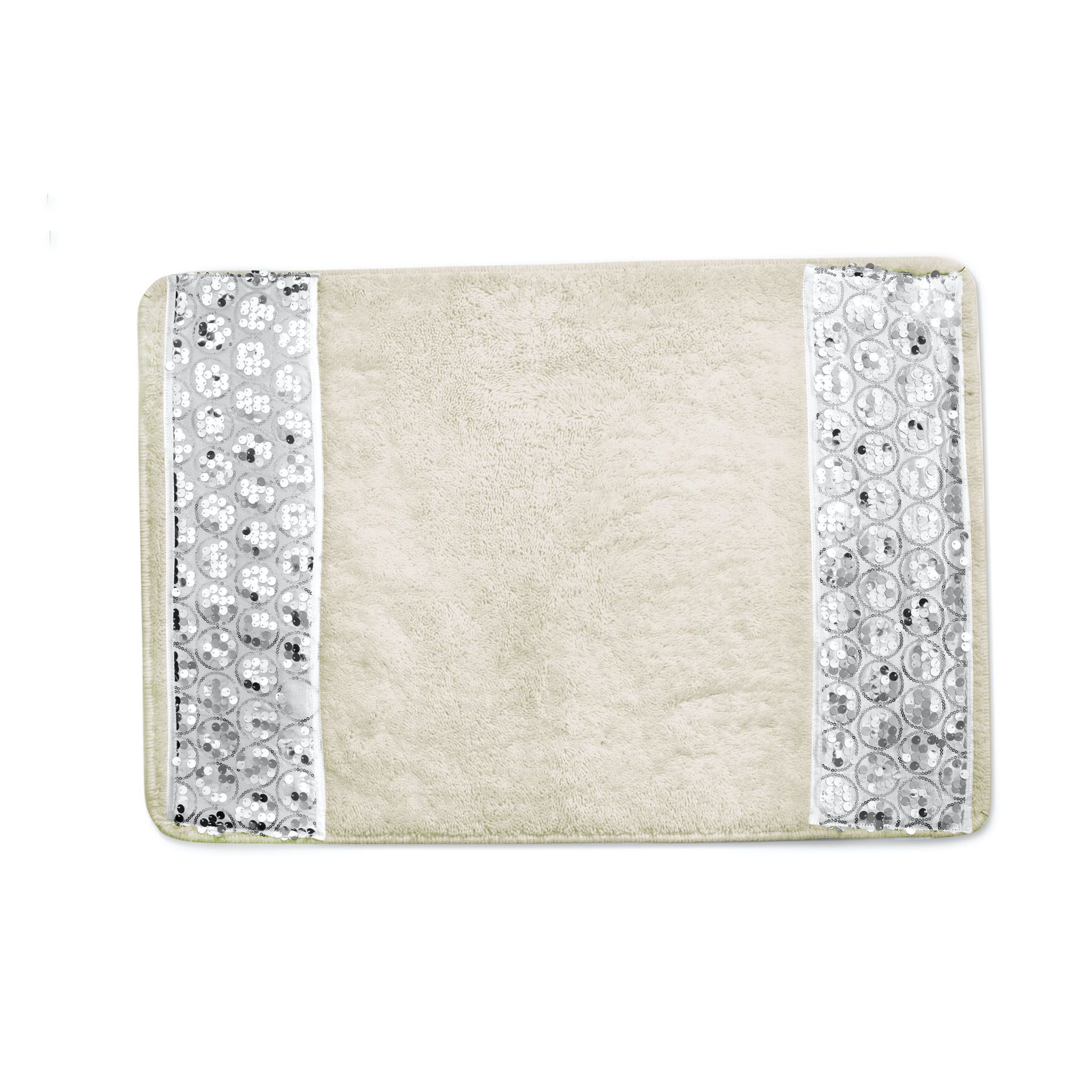 Sinatra Bath Rug, WHITE, hi-res image number 0
