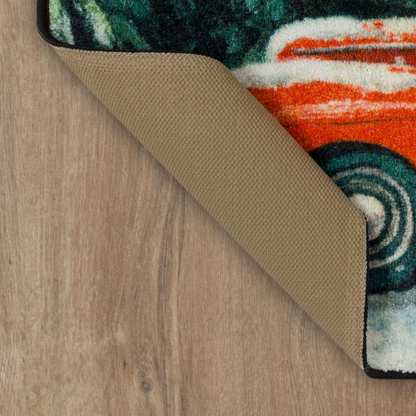 Vintage Christmas Car Kitchen Rug, , alternate image number 2