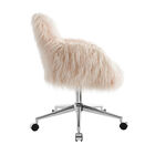 Dawson Faux Fur Barrell Office Chair Pnk, , alternate image number null