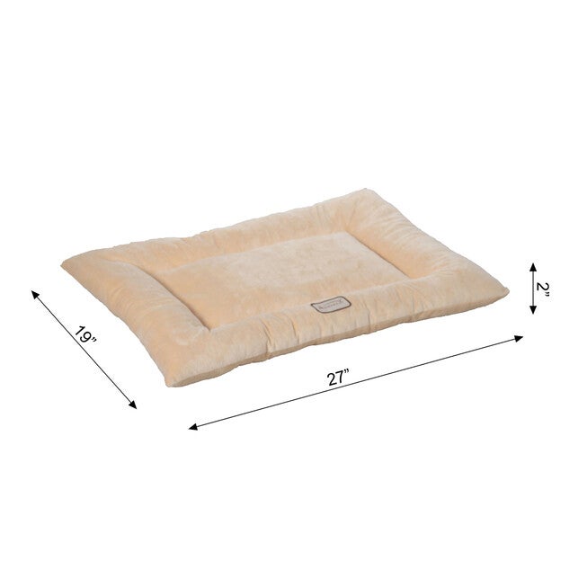 Pet Bed Mat , Dog Crate Soft Pad With Poly Fill Cushion, , alternate image number 4