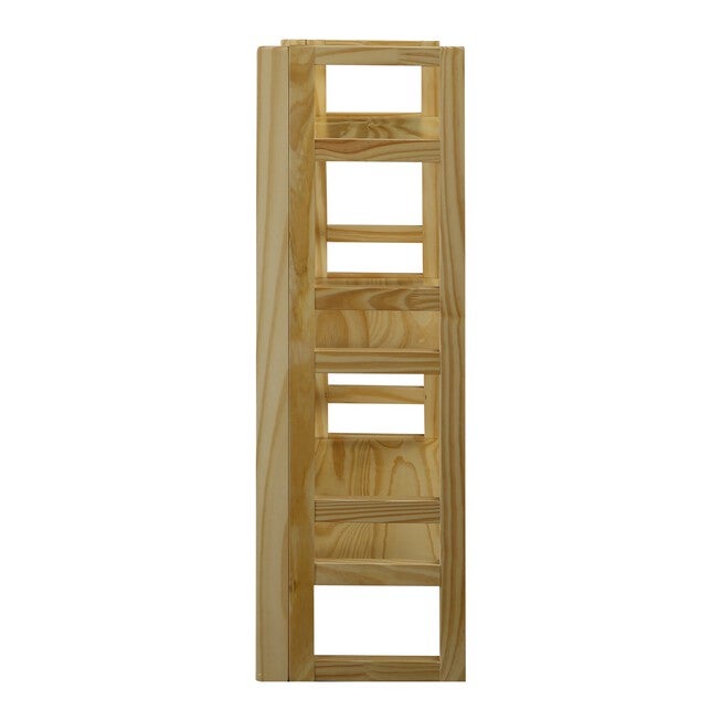 3-Shelf Folding Student Bookcase 20.75 inches Wide-Natural, , alternate image number null