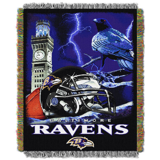 Ravens Home Field Advantage Throw, MULTI, hi-res image number null