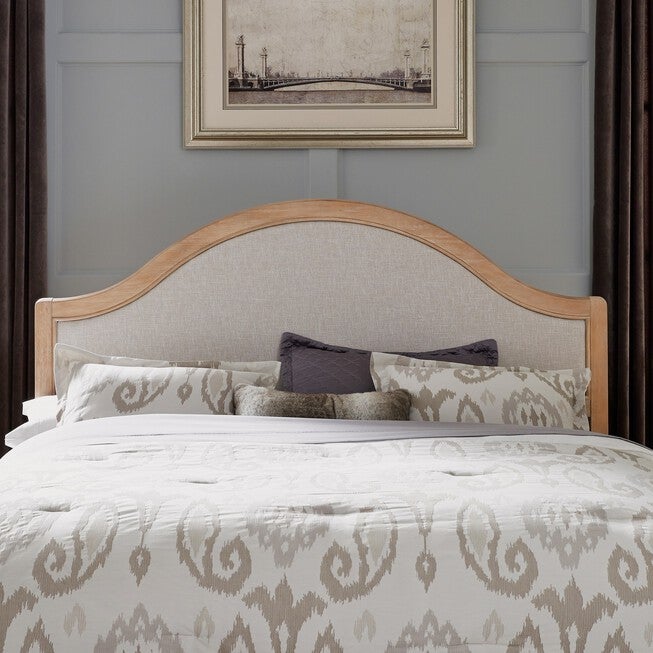 Cambridge White King Headboard, WHITE, hi-res image number null