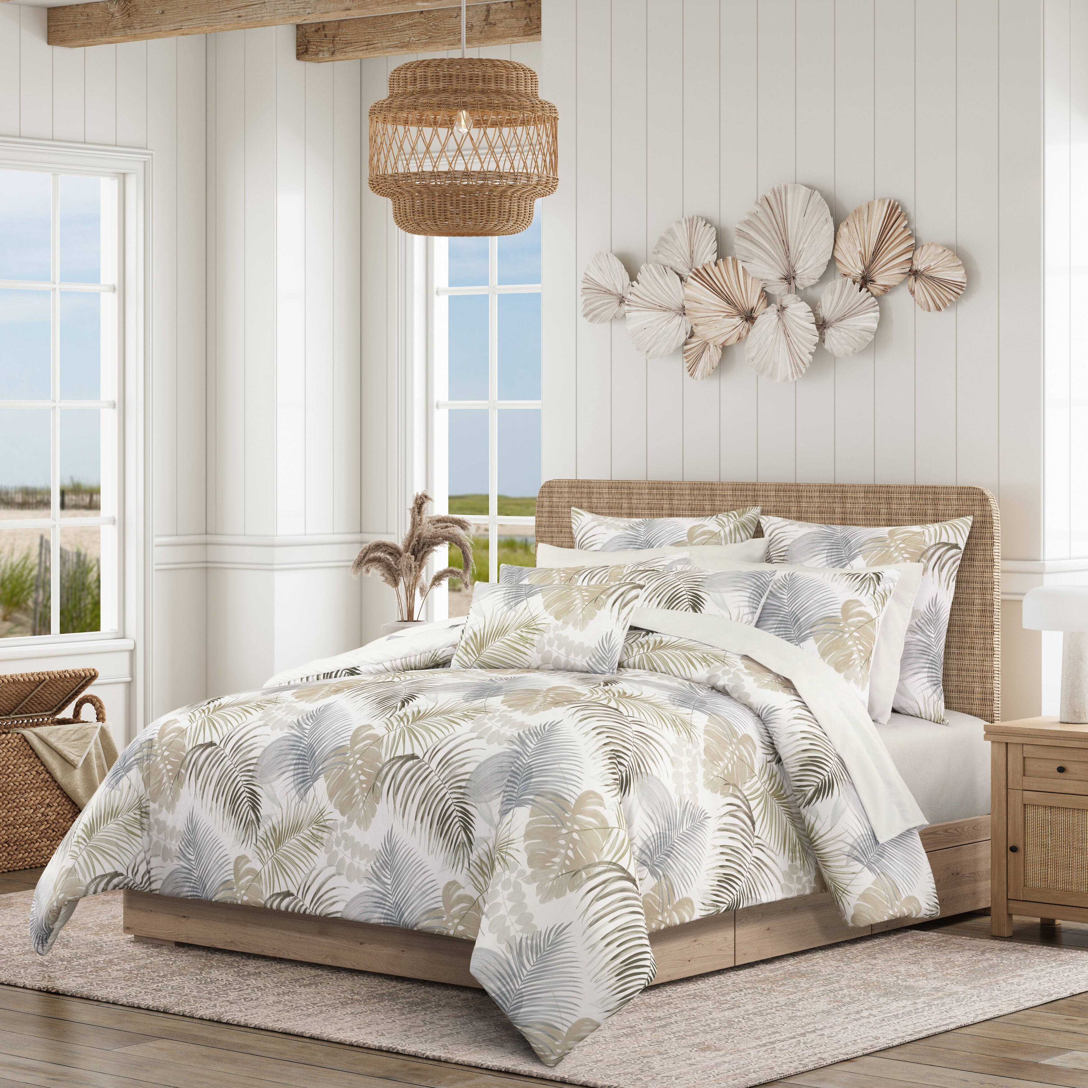 HATTERAS COMFORTER SET, NATURAL, hi-res image number 0