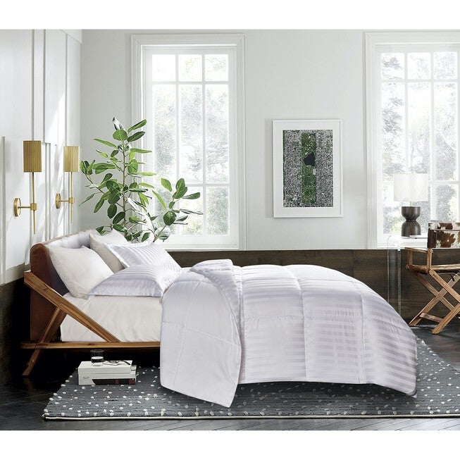 Kathy Ireland 3-Pc. Reversible Down Alternative Comforter, White Beding, , alternate image number null