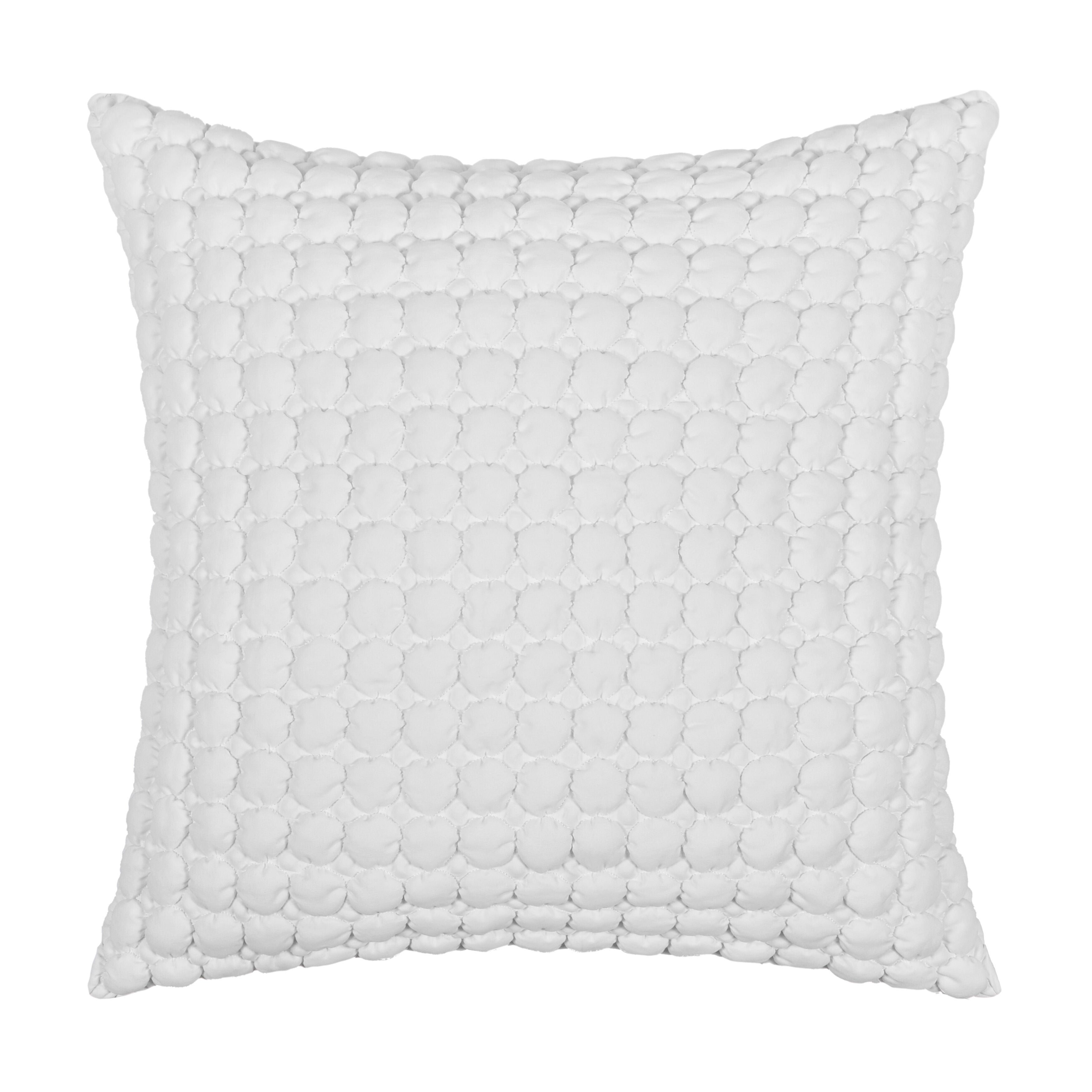 CLOUD PUFF EURO QUILTED SHAM, WHITE, hi-res image number 0