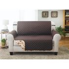 Printed Reversible Quilted Love Seat Protector, , alternate image number null