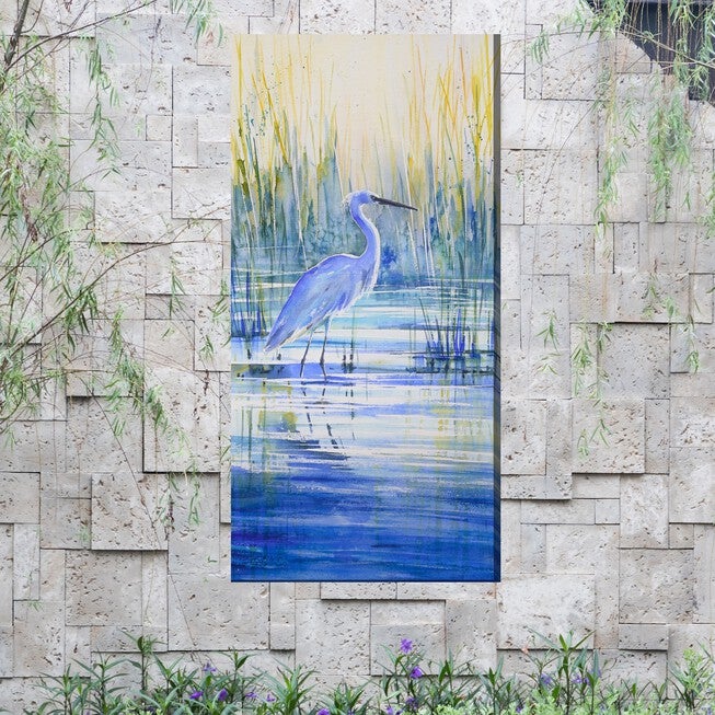 BLUE BEAUTY OUTDOOR ART 24X48, , on-hover image number 1
