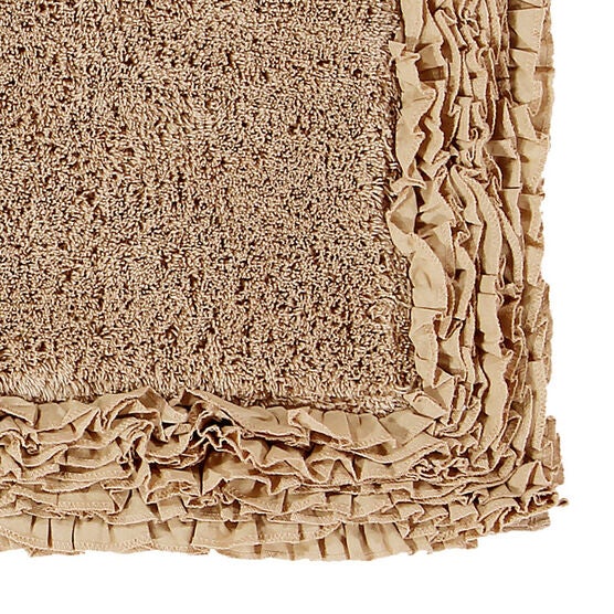 Shaggy Border Bath Rug Mat, 21" X 34", , alternate image number null