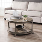 Konya Urban Industrial Round Cocktail Table, BROWN, hi-res image number null