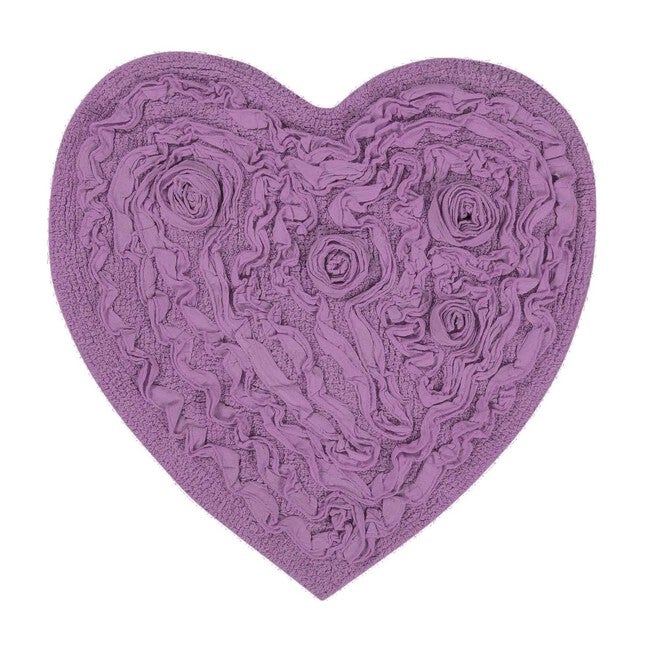 Bell Flower Bath Rug Collection, BLUE, hi-res image number 0