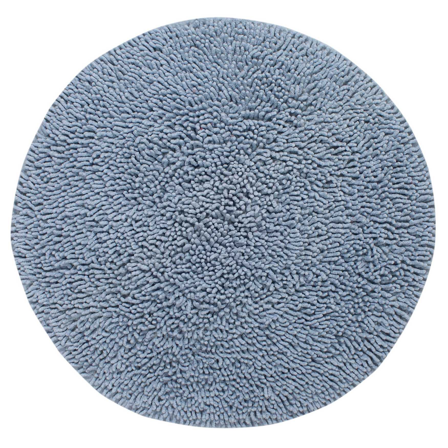 Fantasia Round Bath Rug Collection, BLUE, hi-res image number 0