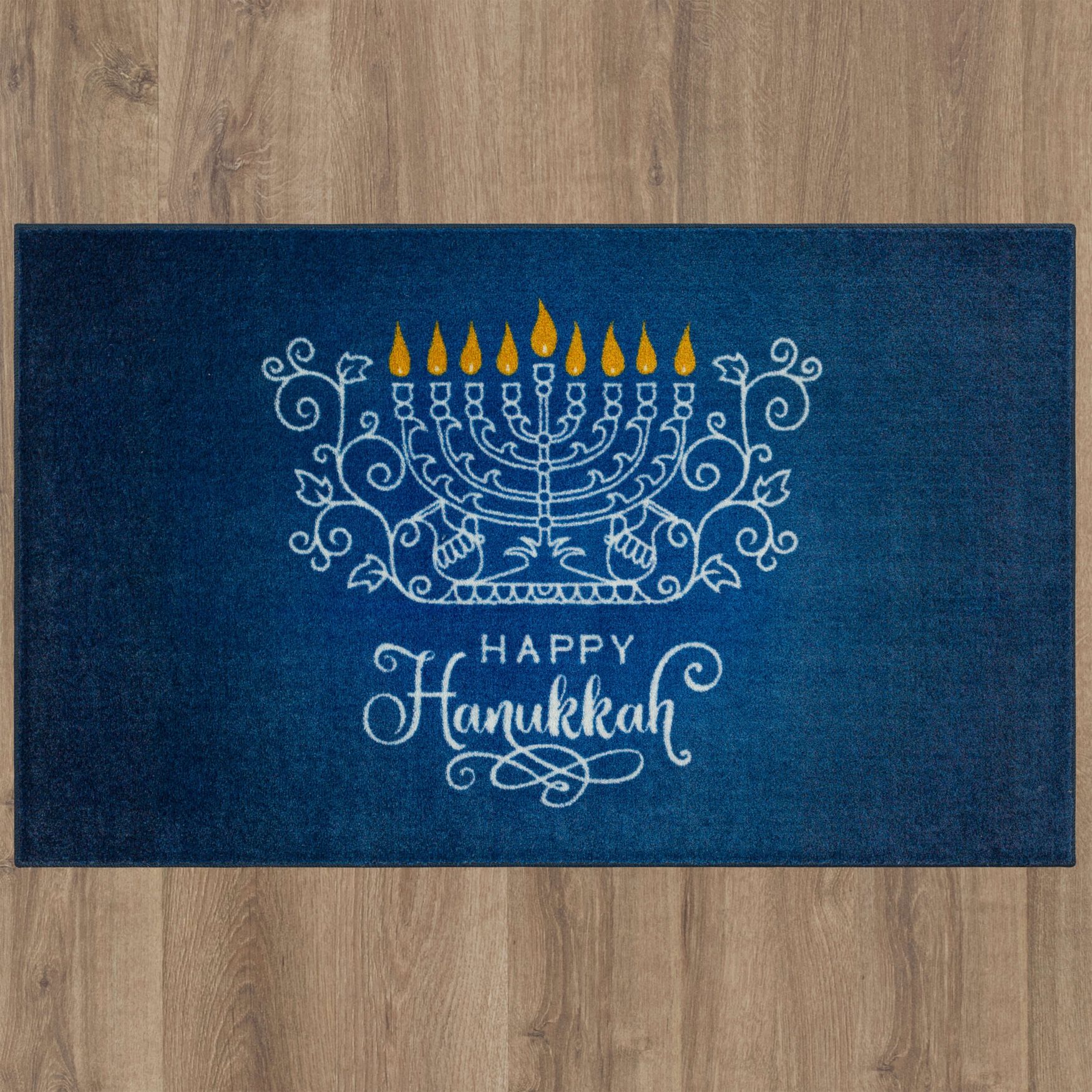 Hanukkah Menorah Multi Kitchen Rug, , alternate image number 5