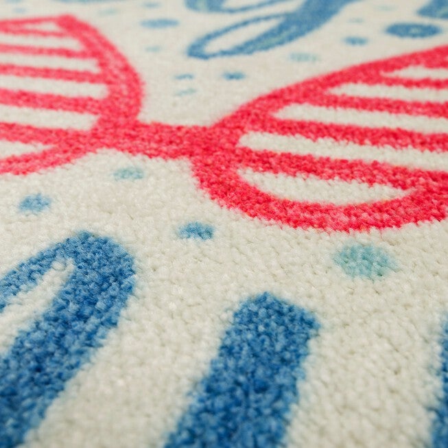 Summer Vibes Blue Kitchen Rug, , alternate image number 3