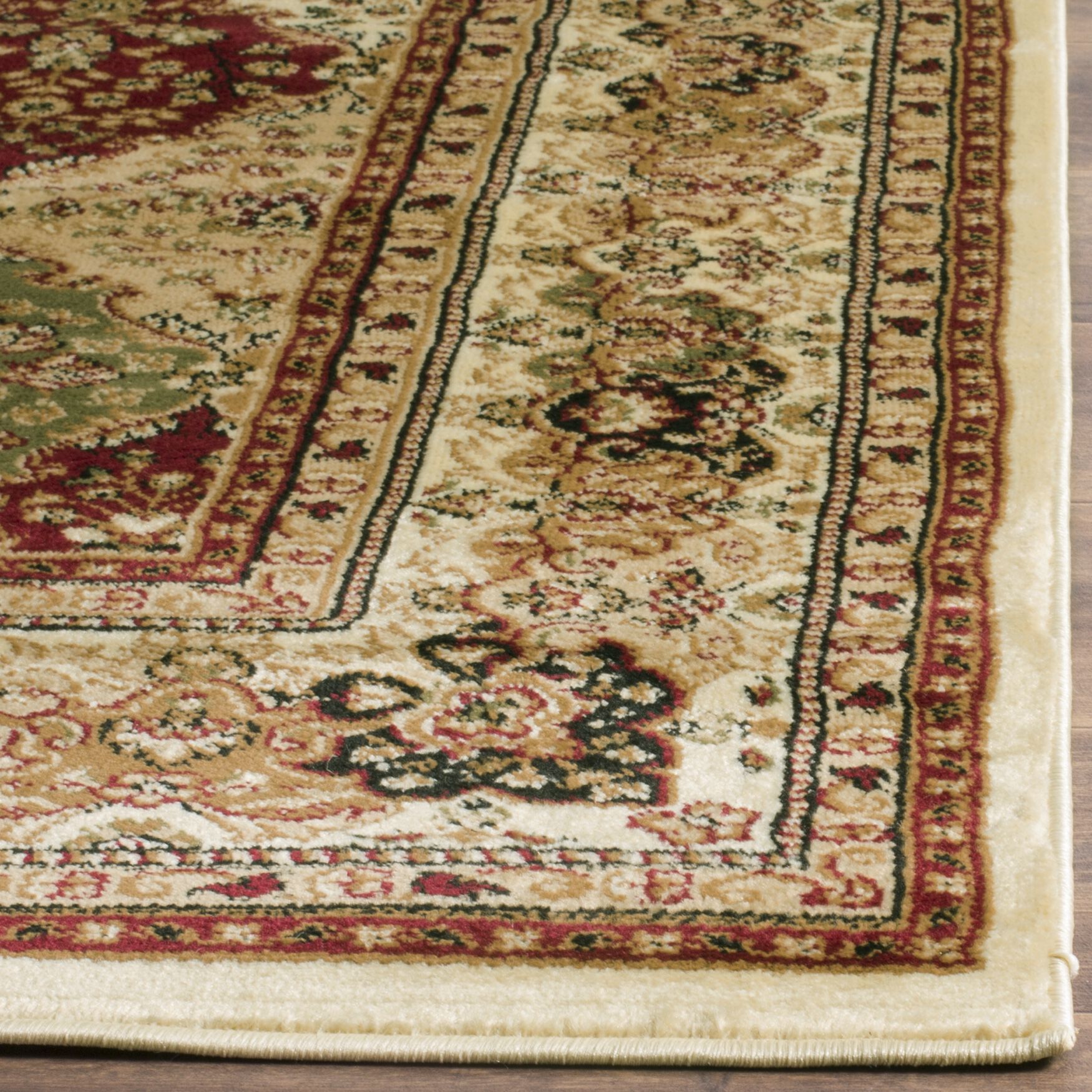 Lyndhurst 221 Multi / Ivory 5'-3 inches X 7'-6 inches Medium Rectangle Rug, , alternate image number 2