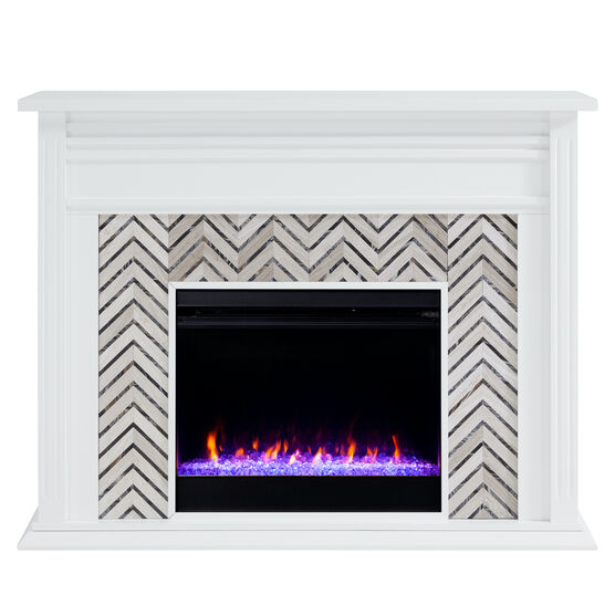 Hebbington Tiled Marble Fireplace, , alternate image number null
