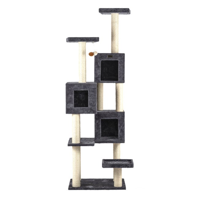 Armarkat Real Wood Griant Cat Tower With Condos For Multiple Cats A8104 Cat Tree, , alternate image number null
