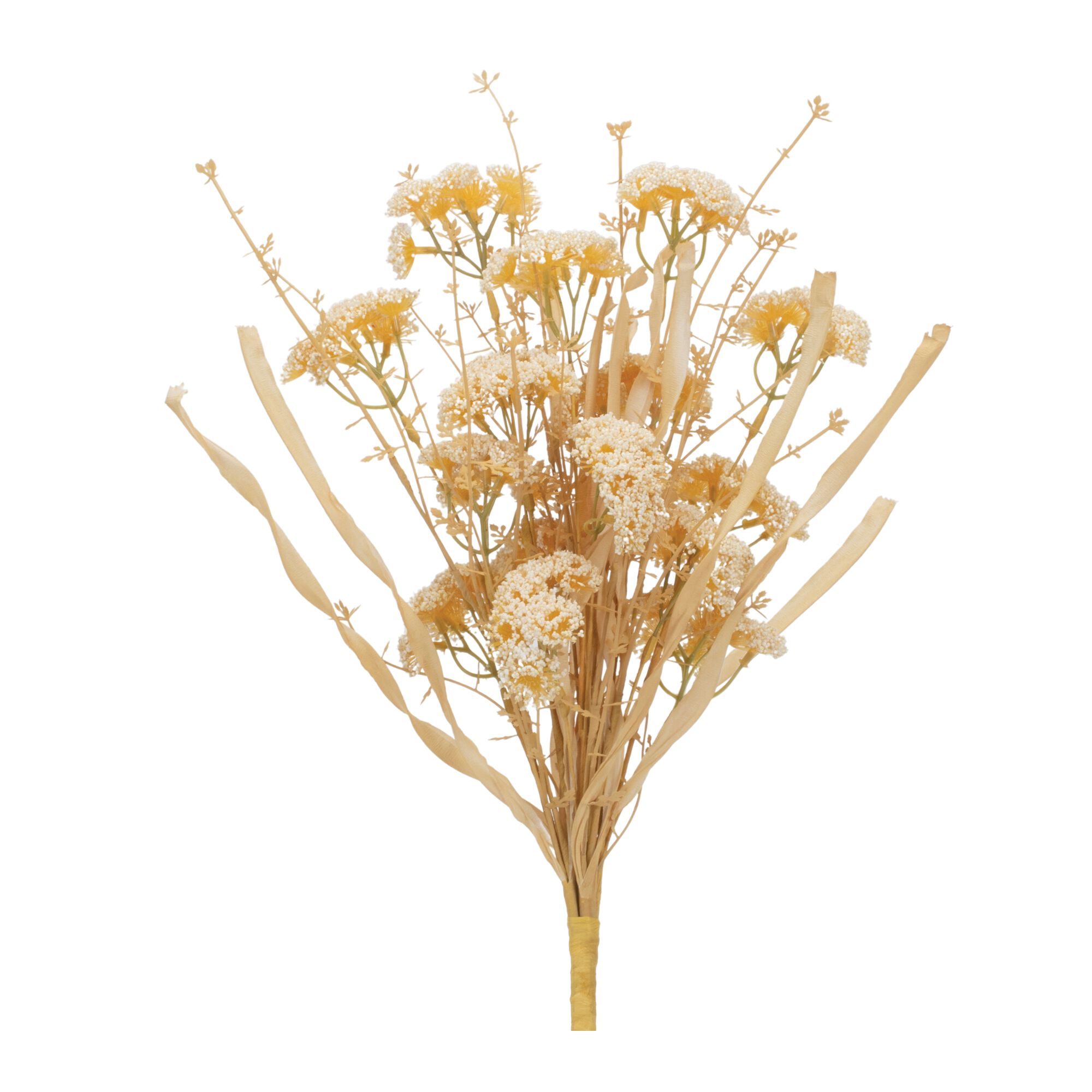 Beige Floral Grass Bush (Set of 2), BEIGE, hi-res image number 0