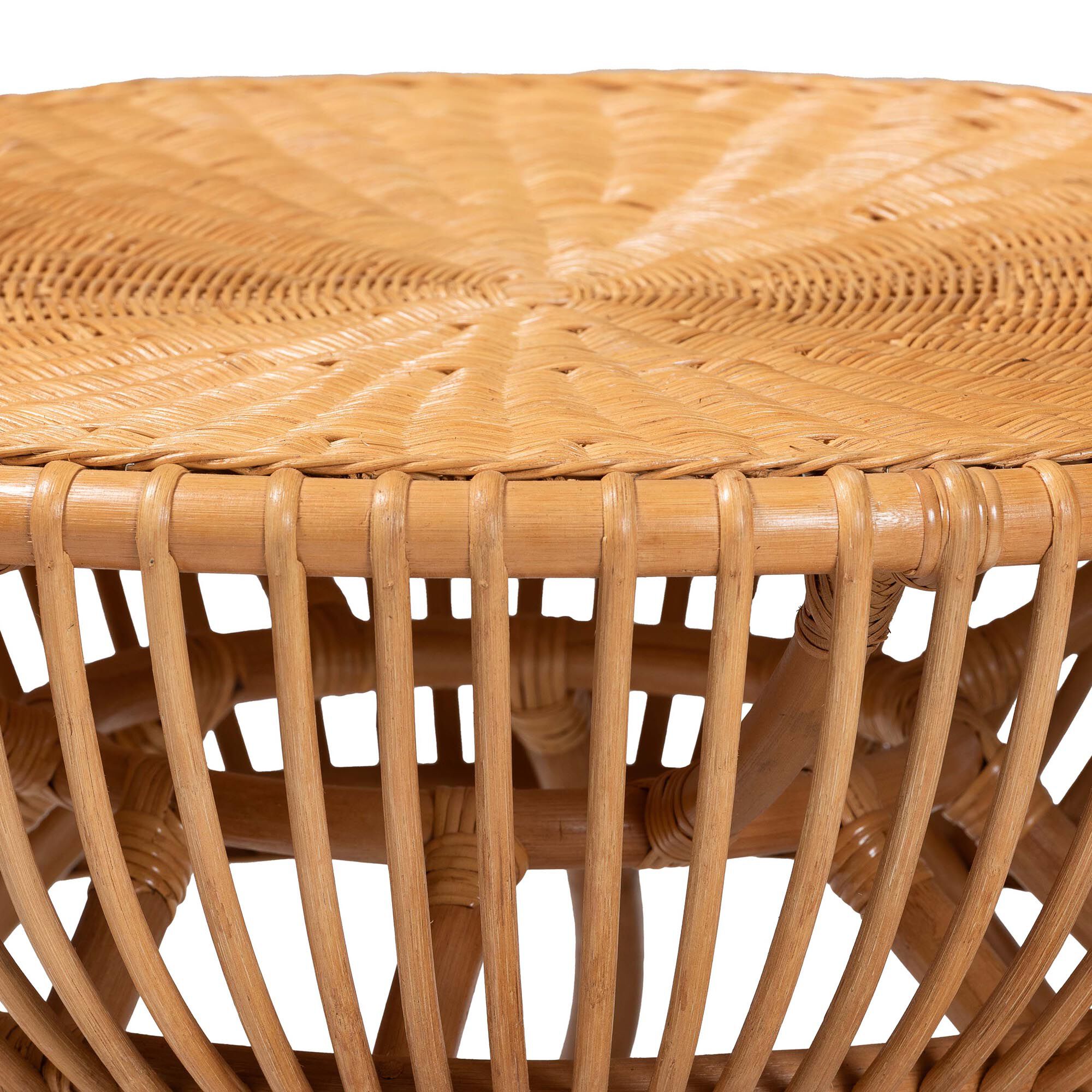 Abel Natural Rattan Coffee Table, LIGHT HONEY, alternate image number 3