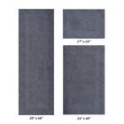Lux Collectionis Bath Mat Rug 3 Piece Set (20" x 20" | 21" x 34" | 20" x 60"), GRAY, hi-res image number null
