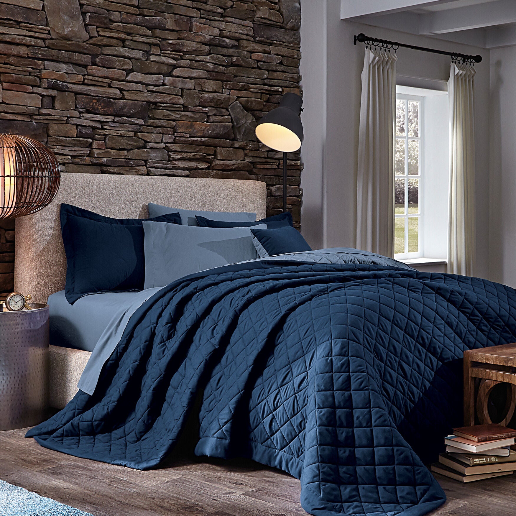 Watercolor Dream Finely Stitched Quilt Set with Decorative Pillows, , alternate image number 5