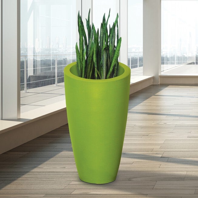 Modesto 42 inches Tall Planter, GREEN, hi-res image number null