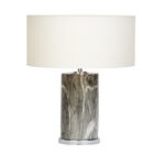 Cosmoliving By Cosmopolitan Stone Table Lamp, SILVER, hi-res image number 0